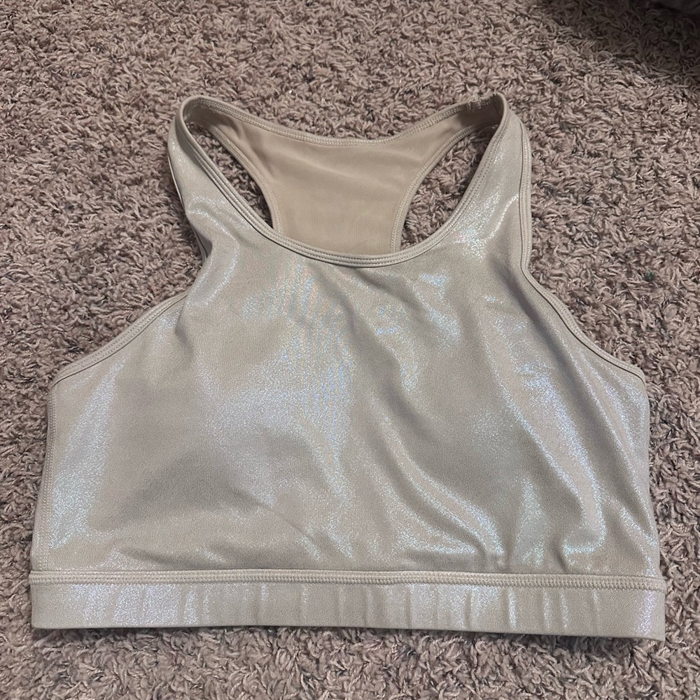 Mono B shimmer shorts bra